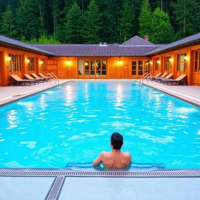 Terme Snovik thermal spa resort in Slovenia surrounded by mountains, forests, and relaxing wellness pools